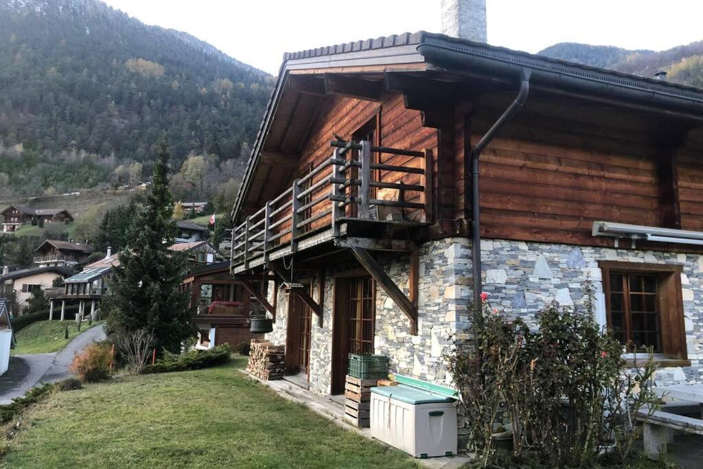Chalet Edelweiss - Verbier, Mountain Views, Jacuzzi! Volleges 외부 사진