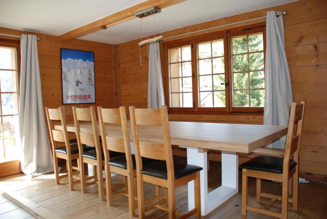 Chalet Edelweiss - Verbier, Mountain Views, Jacuzzi! Volleges 외부 사진